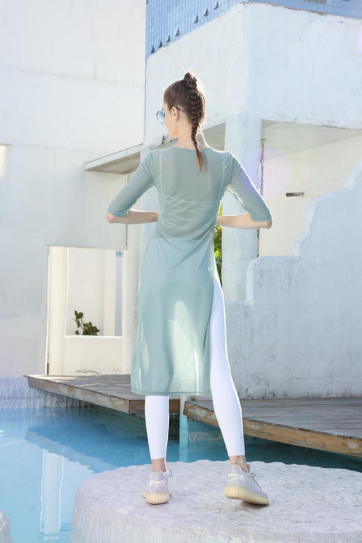 2024春夏新款晚香瑜伽运动防晒衫 商品图5