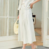 玳莎宽松八分裙裤女2024新款夏季遮跨显瘦休闲裤时尚气质阔腿裤 EB36302 商品缩略图2