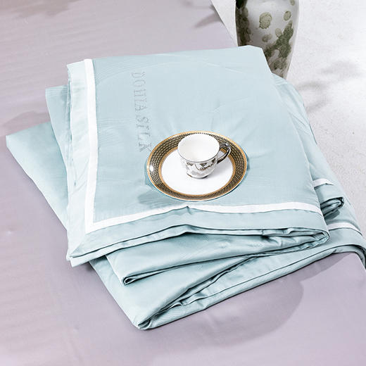 多喜爱 神州芯丝路水洗蚕丝夏被（粉黛/摇光/沧蓝）cs SC 商品图4