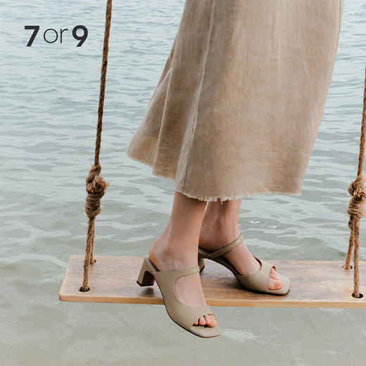 【促销款】7or9沙发系凉鞋-抹茶蛋挞 商品图1