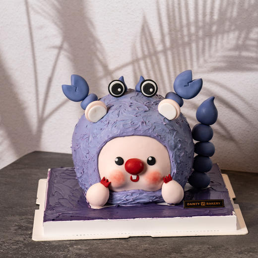 星座蛋糕 | 天蝎座蛋糕6寸立体异形（纯动物奶油新鲜水果夹心 提前3天预定） 商品图2