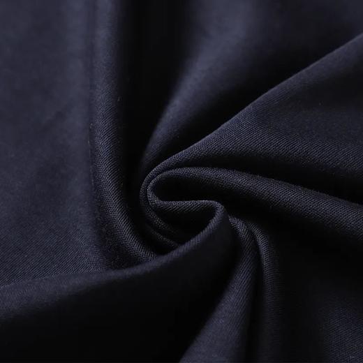 柜1300！水柔棉登月刺绣纯色圆领短袖T恤 商品图2