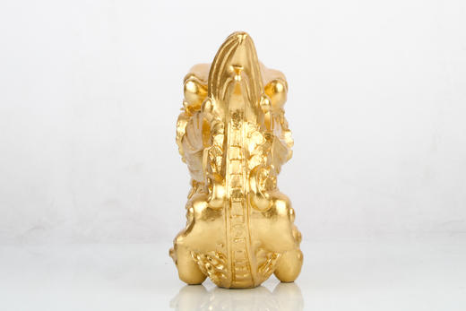 宇达青铜摆件 著名艺术家韩美林作品 贴金《金龙送瑞》艺术品摆件 商品图4