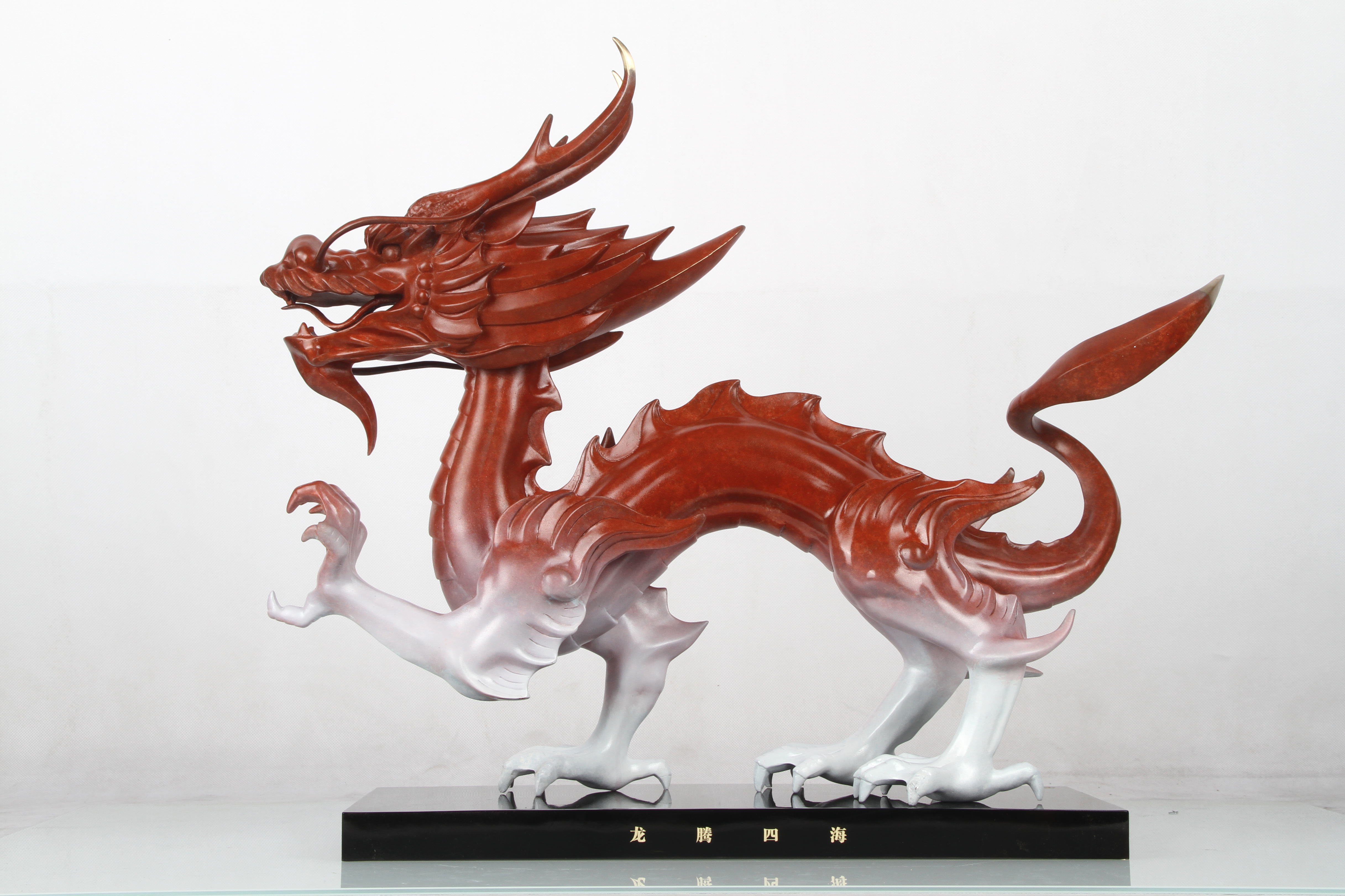 宇达2024新品 青铜创意艺术礼品《龙腾四海》家居装饰摆件
