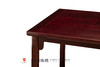 红桥红  家具严选  血檀(染料紫檀）赞比亚紫檀  【八角瓜棱腿书桌、梳背椅两件套】 商品缩略图4