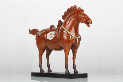 宇达2024新品 青铜创意艺术礼品《马上福到》家居装饰摆件 商品图4