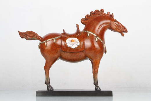 宇达2024新品 青铜创意艺术礼品《马上福到》家居装饰摆件 商品图5