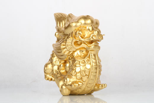 宇达青铜摆件 著名艺术家韩美林作品 贴金《金龙送瑞》艺术品摆件 商品图2