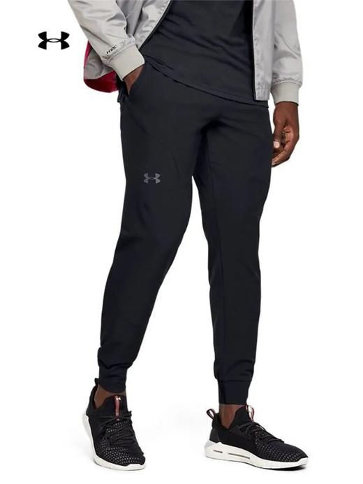UA男士梭织拼接梭织束脚休闲裤 商品图0