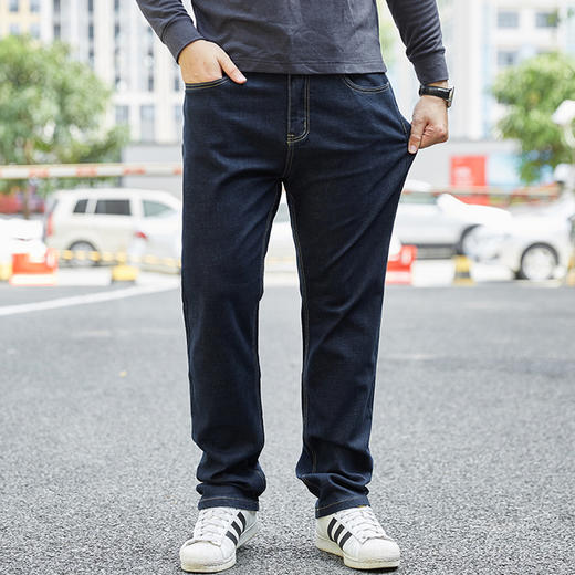【特大码】【新款DMR】大依优型大码男装直筒牛仔裤弹力加肥加大号宽松长裤舒适胖子裤子夏季 商品图6