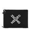 KENZO 高田贤三 女士字母徽标印花手包 黑色 FA65 PM222 F21 99 商品缩略图0