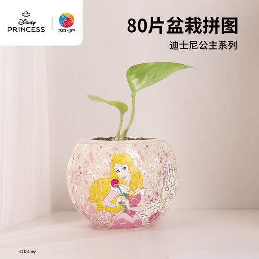 【折扣商品 不退不换】80片 盆栽拼图 K1095 公主系列-落英轻舞-Aurora 商品图0