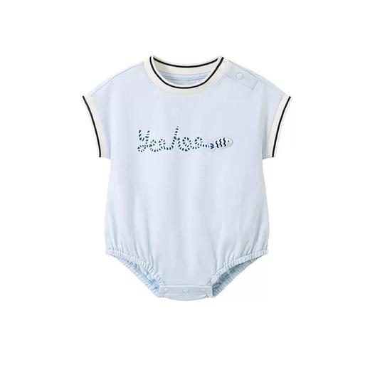 英氏男女宝三角蛤23夏季新品连体衣短蛤衣包屁衣爬服YRHDJ2P326A 商品图4