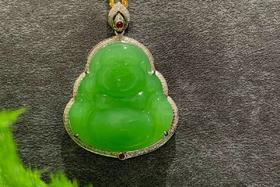 【御珠宫坊】金镶碧玉佛