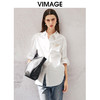 VIMAGE纬漫纪春夏时尚简约通勤百搭休闲显瘦衬衫女上衣V2109713 商品缩略图0