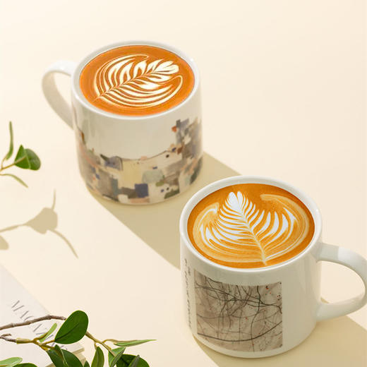 吴冠中 墙上姻亲 都市之恋 陶瓷马克杯 礼品 送礼推荐 送朋友 节庆礼物 425ML 商品图1