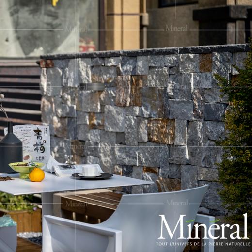 印第安纳墙石拐角（方形灰色） 商品图3