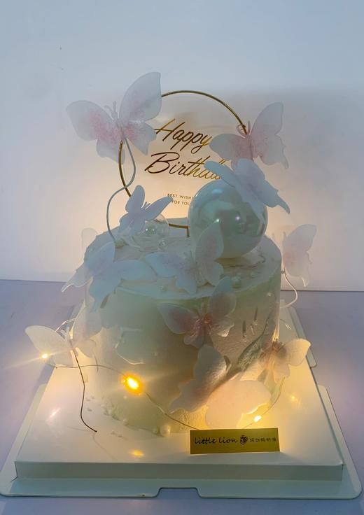 狮子家-蝴蝶蛋糕主题 生日蛋糕 纪念日蛋糕 聚会 仪式感必备 健康甜品 商品图0
