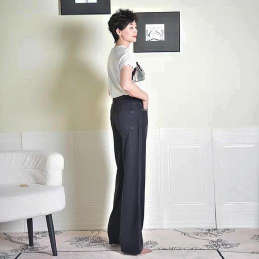 SAINT L’UCK/圣媛女装时尚直筒牛仔裤SA124C17 商品图1