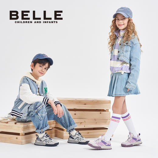 心选丨百丽儿童春款休闲跑步鞋BL4118 商品图7