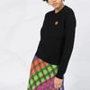 KENZO 高田贤三 女士虎头徽标贴花羊毛针织衫 黑色 FA62 PU523 3TA 99 商品缩略图1