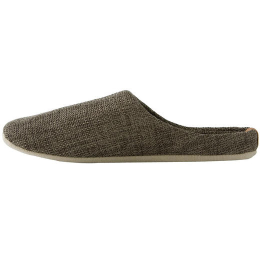 拖鞋 仿麻风 棕色 L 商品图1