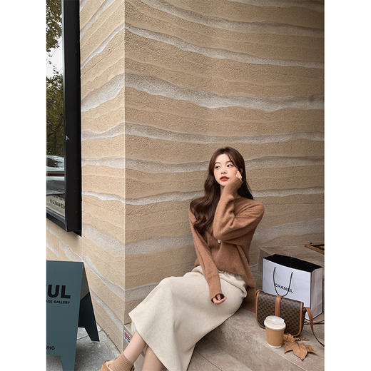 金蘑菇菇 暖宝宝 裤王系列/ 裙&裤 发热！中高腰拖地加绒休闲裤 商品图1