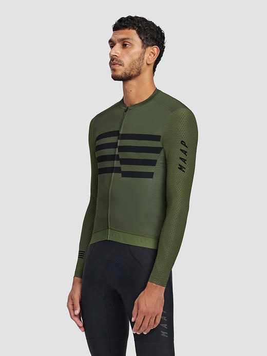 MAAP 男士 Emblem Pro Hex Jersey LS 长袖骑行服 商品图1