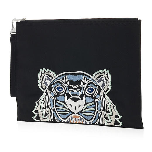 KENZO 高田贤三 女士大虎头徽标手包 黑色 FA65 PM322 F20 99H 商品图1
