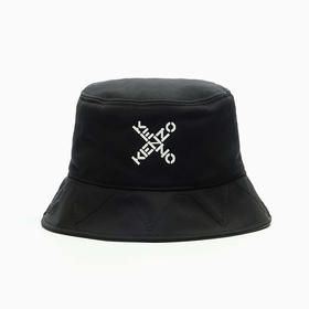 KENZO 高田贤三 男士字母徽标印花渔夫帽 黑色 FA65 AC224 F21 99A