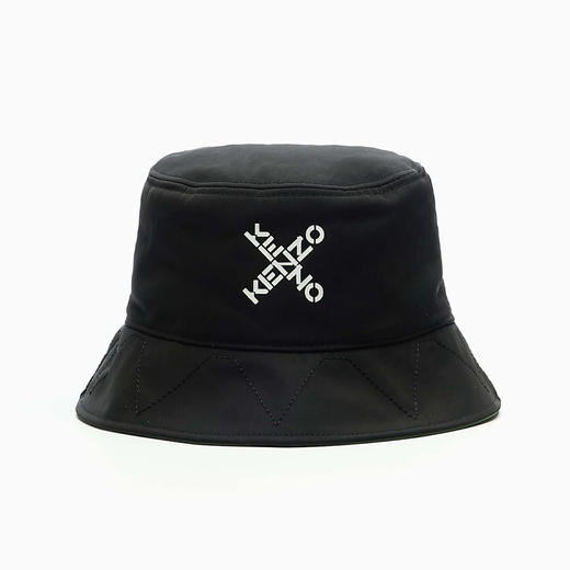 KENZO 高田贤三 男士字母徽标印花渔夫帽 黑色 FA65 AC224 F21 99A 商品图0