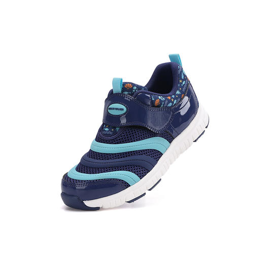 足行健按摩鞋男宝女宝毛毛虫防滑透气魔术贴免系带儿童机能鞋-宝贝计划 商品图11