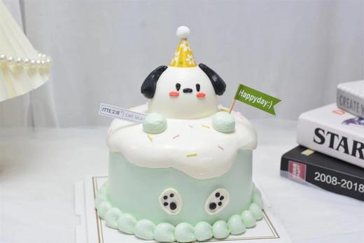 【可爱修勾】动物奶油、新鲜水果夹心、戚风蛋糕胚；摸摸修狗头，万事不用愁~可爱到舍不得吃！ 商品图0