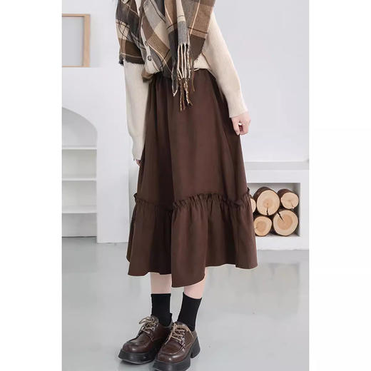 裁缝学苑AQ254新款半身裙纸样女装小个子A字裙中长款复古伞裙样板 商品图1