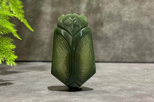 【御珠宫坊】青玉蝉挂件 商品图0