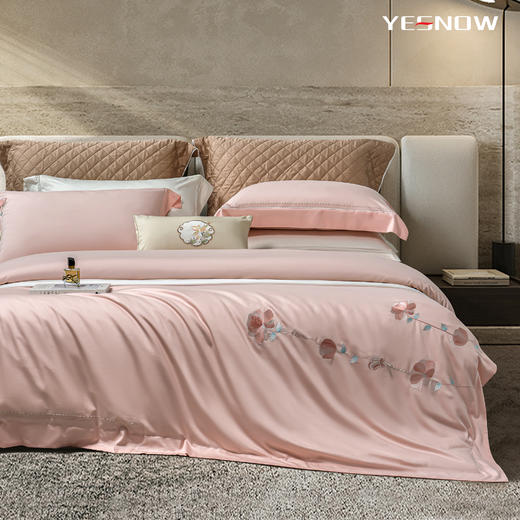 雅韵宫廷刺绣系列 清莹-粉玉 38.4%莱赛尔 61.6%棉 商品图0