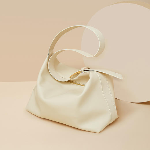 Safiya/索菲娅2024新款爆款百搭托特包大容量女士单肩斜挎包 SF9151096Y 商品图5