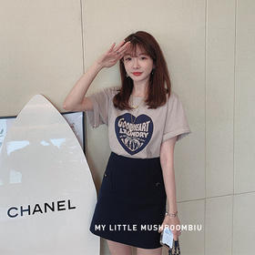 XS  金蘑菇菇【lowcal低卡半裙】实穿设计感气质不规则a字时髦半裙