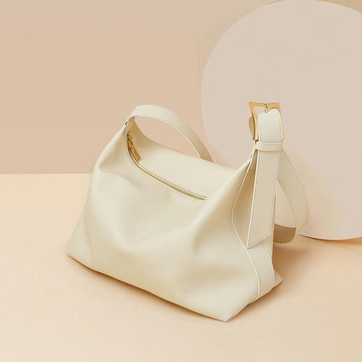 Safiya/索菲娅2024新款爆款百搭托特包大容量女士单肩斜挎包 SF9151096Y 商品图6