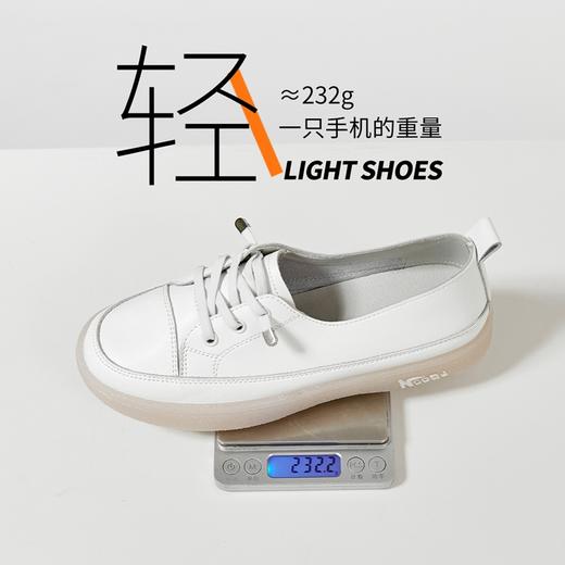 ZHR则则休闲小白鞋女2024春季新款一脚蹬软底板鞋百搭轻便运动鞋 商品图12