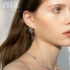 ZEGL设计师绿野漫迹系列925银蝴蝶耳环女2024新款耳钉耳圈耳饰品 商品缩略图3
