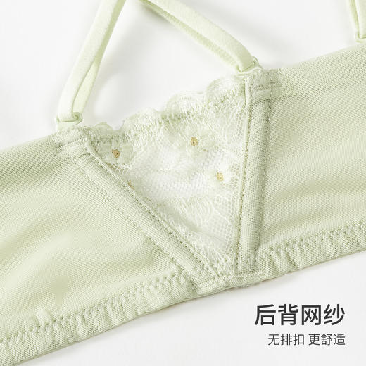 【前扣美背】熳洁儿 小胸聚拢美背性感蕾丝上托收副乳不跑杯23261538 商品图8