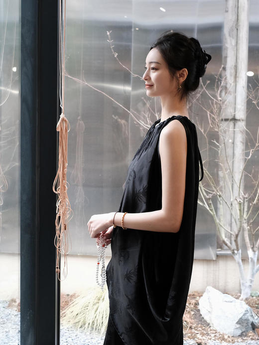 盛唐牡丹 |真丝冠乐绉梅兰竹菊上衣 商品图9