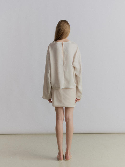 VC｜SS24010 Carwen oversized blouse [ 衬衫   白 ] 商品图4