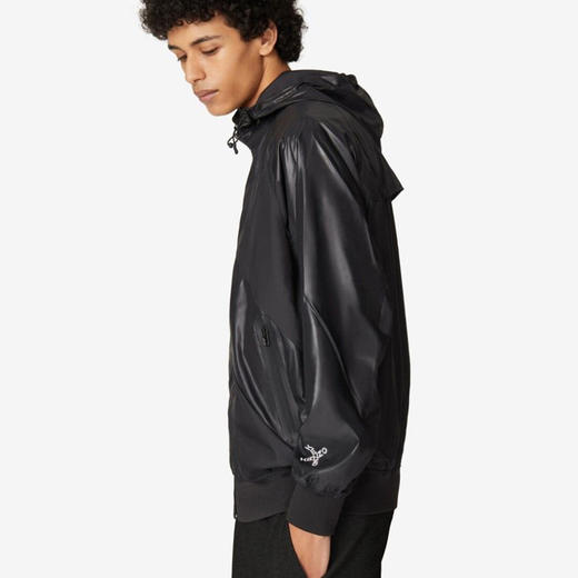 KENZO 高田贤三 男士字母徽标印花连帽外套 黑色 FA65 BL151 1NG 99 商品图1