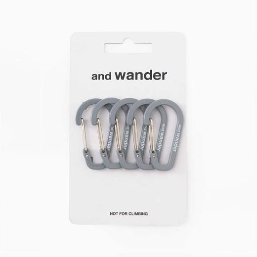 and wander mini carabiner set 迷你登山扣套装 挂扣五枚装 商品图3