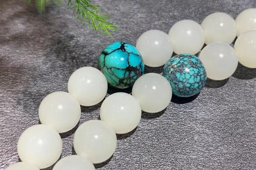 【御珠宫坊】羊脂白玉珠串 商品图3