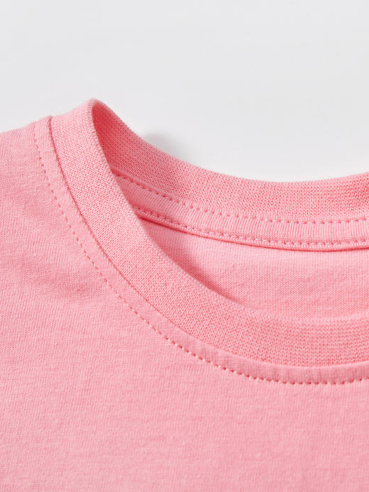 【萌趣可爱 舒适透气】Little maven欧美风卡通圆领女童上衣夏款纯棉透气短袖儿童T恤 商品图1