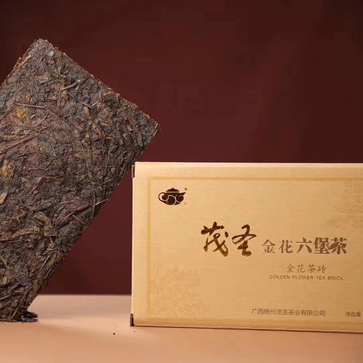 金花六堡茶960g茶砖四级黑茶广西梧州特产茂圣六堡茶 商品图4
