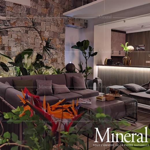 印第安纳墙石拐角（方形灰色） 商品图2